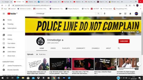 crimebodge youtube.